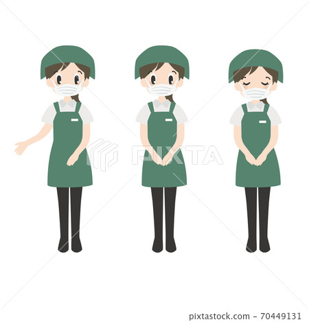 Mask clerk Mask clerk 70449131