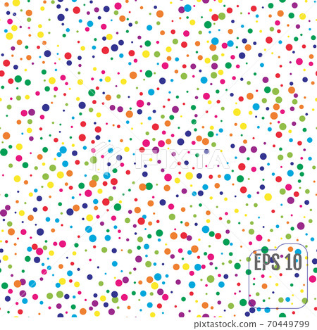 Seamless Pattern with Colorful polka dots Seamless Pattern with Colorful polka dots 70449799