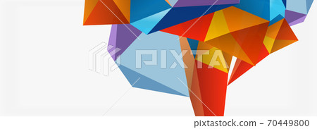 3d mosaic abstract backgrounds, low poly shape geometric design 3d mosaic abstract backgrounds, low poly shape geometric design 70449800