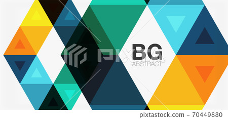 Mosaic triangle pattern abstract background for cover, banner, flyer and poster and other template Mosaic triangle pattern abstract background for cover, banner, flyer and poster and other template 70449880
