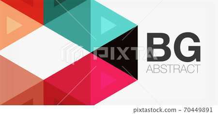 Mosaic triangle pattern abstract background for cover, banner, flyer and poster and other template Mosaic triangle pattern abstract background for cover, banner, flyer and poster and other template 70449891