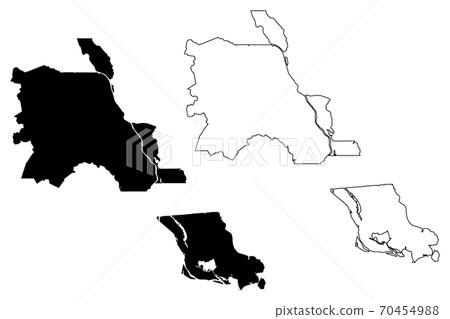 St. Martin County, Louisiana (U.S. county,... - Stock Illustration ...