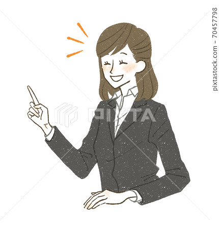 一個穿著西裝的女人 一個穿著西裝的女人 70457798