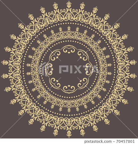 Oriental Abstract Vector Pattern 70457801