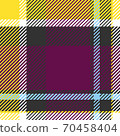 Plaid or tartan vector is background or texture in many color of graphic design 70458404