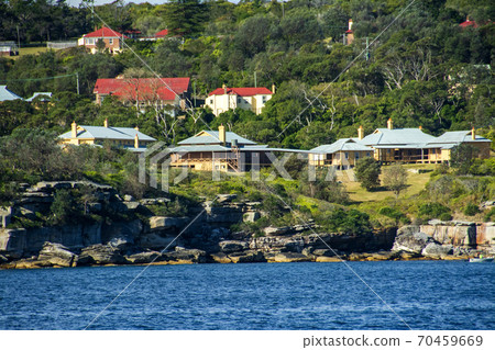 Luxury residential area on the shores of Sydney Bay Luxury residential area on the shores of Sydney Bay 70459669