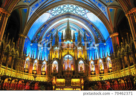 Notre Dame Basilica in Montreal 70462371