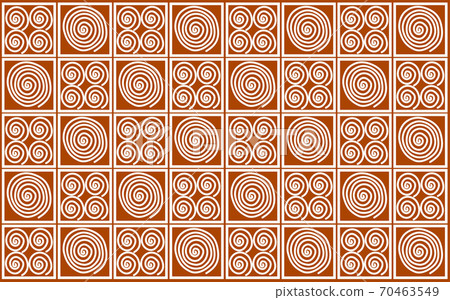 The spiral pattern on ancient pottery The spiral pattern on ancient pottery 70463549