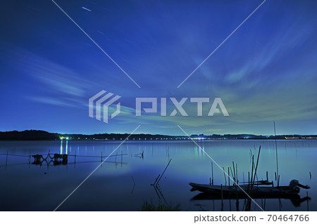 Hinuma 01 at night Photograph of clouds flowing with long exposure Hinuma 01 at night Photograph of clouds flowing with long exposure 70464766