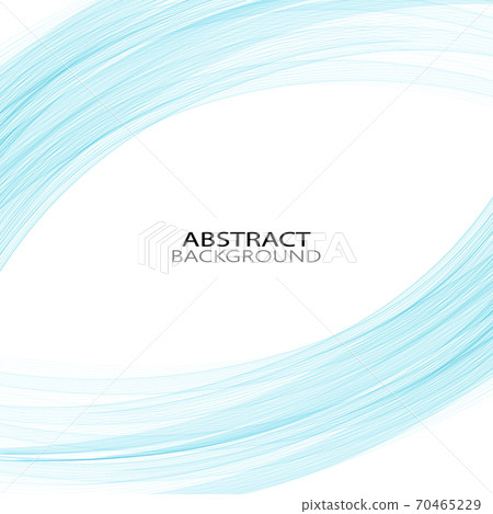 Wave with shadow.Abstract blue lines on a white background. Line art. Vector illustration. Colorful shiny wave with lines created using blend tool. Curved wavy line,smooth stripe.Design element. Wave with shadow.Abstract blue lines on a white background. Line art. Vector illustration. Colorful shiny wave with lines created using blend tool. Curved wavy line,smooth stripe.Design element. 70465229