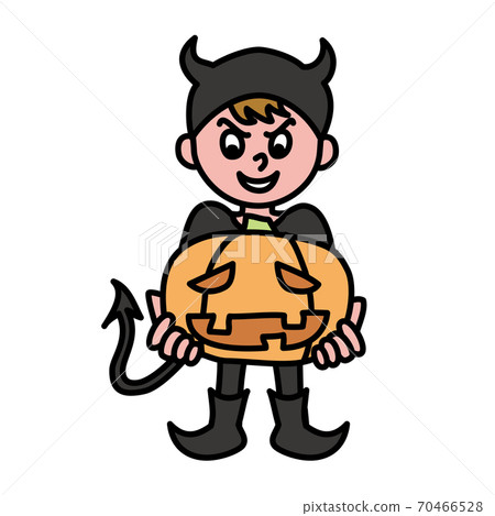 Boy who cosplayed as a devil 70466528