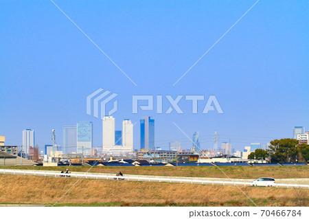 名古屋市名古屋站前的摩天大樓風光 70466784