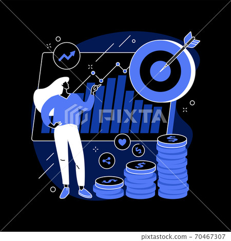 Cost per acquisition abstract concept vector illustration. Cost per acquisition abstract concept vector illustration. 70467307