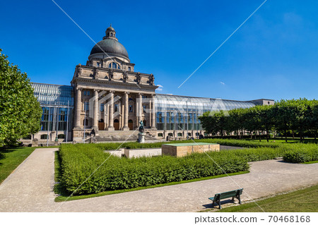 view of famous State chancellery - Staatskanzlei in Munich, Germany view of famous State chancellery - Staatskanzlei in Munich, Germany 70468168
