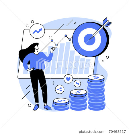 Cost per acquisition abstract concept vector illustration. 70468217