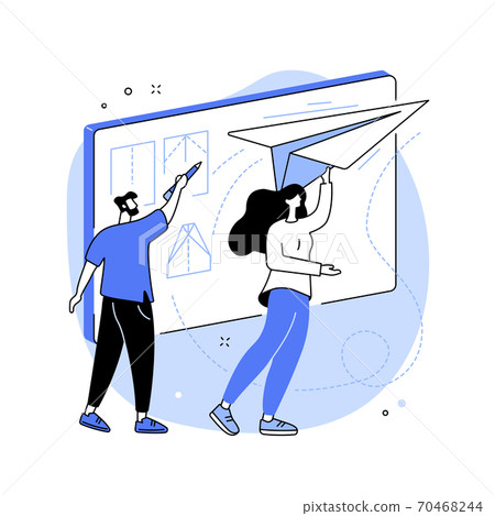 Entrepreneurship abstract concept vector illustration. 70468244