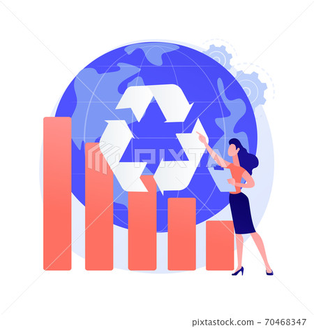 Reduce Reuse Recycle abstract concept vector illustration. Reduce Reuse Recycle abstract concept vector illustration. 70468347