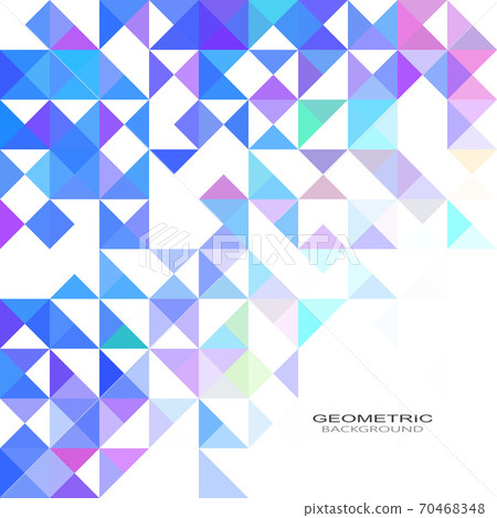 Abstract modern geometric color vector triangle background. Abstract modern geometric color vector triangle background. 70468348