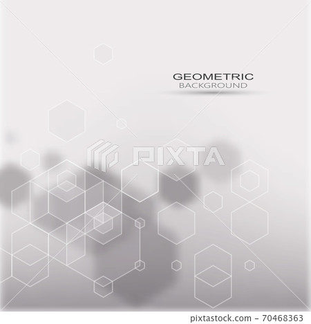 Gray design background hexagon pattern vector... - Stock Illustration ...