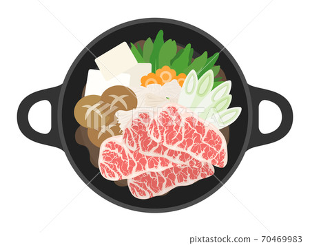 壽喜燒鍋的插圖 70469983