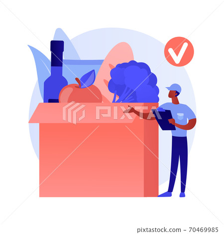 Box subscription service abstract concept vector illustration. Box subscription service abstract concept vector illustration. 70469985