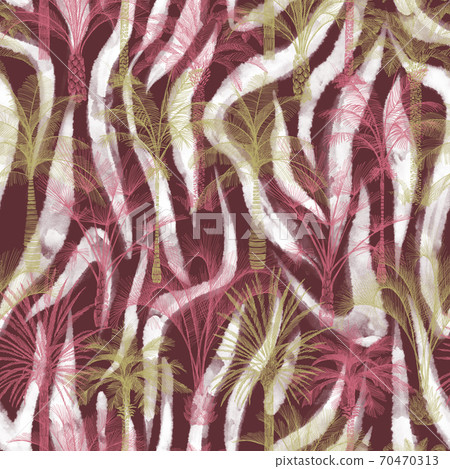 Zebra stripes animal skin seamless pattern - Stock Illustration ...