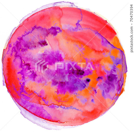 紫色和紅色模糊的圓形背景材料 70470394