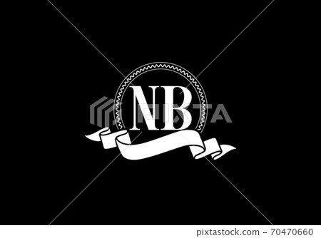 Initial Monogram Letter N B Logo Design Vector Template. N B Letter Logo Design 70470660