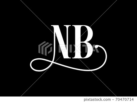 Initial Monogram Letter N B Logo Design Vector Template. N B Letter Logo Design 70470714