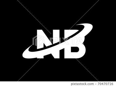Initial Monogram Letter N B Logo Design Vector Template. N B Letter Logo Design 70470716