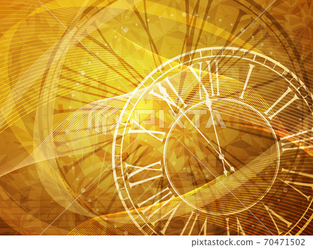 Clock background illustration_time flow_image Clock background illustration_time flow_image 70471502