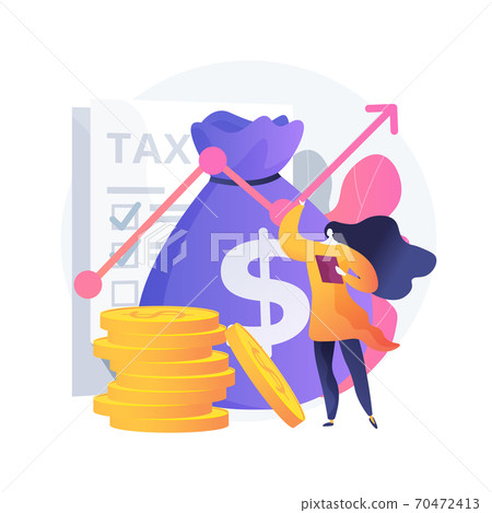 Taxable income abstract concept vector... - Stock Illustration ...