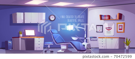 Dentist office, dental practice room interior 70472599