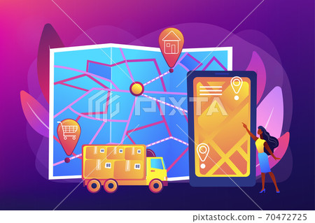 Delivery point concept vector illustration Delivery point concept vector illustration 70472725