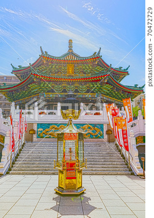 [Anime style] Yokohama Chinatown, Kanagawa Prefecture Masobyo Temple 70472729