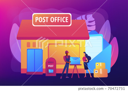 Post office concept vector illustration Post office concept vector illustration 70472731