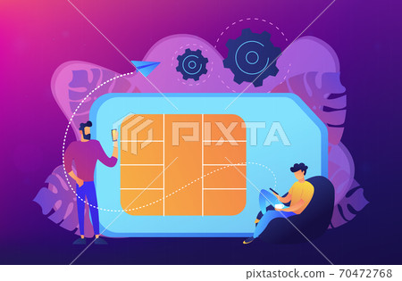 Mobile phones card concept vector illustration. Mobile phones card concept vector illustration. 70472768