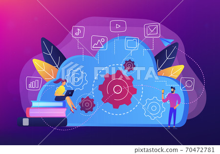 Big data architecture concept vector illustration. Big data architecture concept vector illustration. 70472781