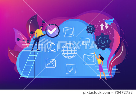 Big data concept vector illustration. - Stock Illustration [70472782 ...
