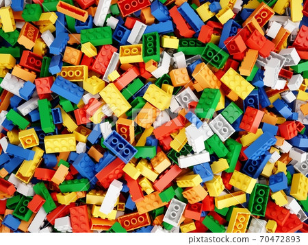 3D Rendering Colored Toy Bricks background 3D Rendering Colored Toy Bricks background 70472893