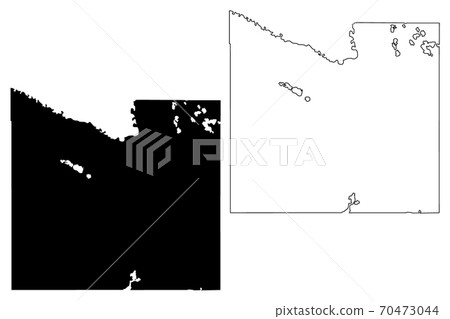 Blue Earth County,  Minnesota (U.S. county, United States of America, USA, U.S., US) map vector illustration, scribble sketch Blue Earth map 70473044