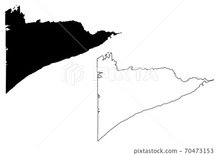 Cook County,  Minnesota (U.S. county, United States of America, USA, U.S., US) map vector illustration, scribble sketch Cook map 70473153