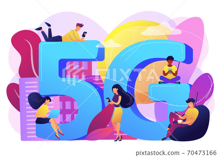 5g network concept vector illustration. 5g network concept vector illustration. 70473166