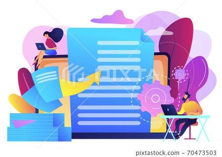 Digital transformation concept vector... - Stock Illustration [70473503 ...