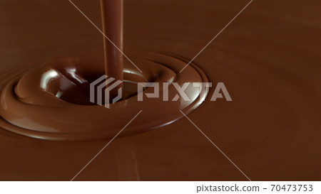 Detail of pouring hot chcocolate Detail of pouring hot chcocolate 70473753