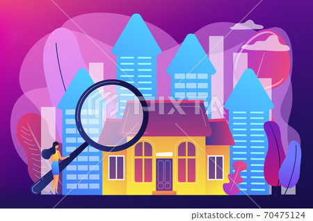 Real estate concept vector illustration. Real estate concept vector illustration. 70475124