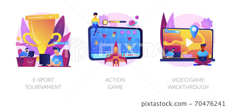 E-sport championship vector concept metaphors. E-sport championship vector concept metaphors. 70476241