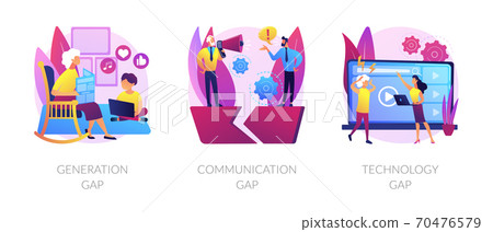 People diversity abstract concept vector illustrations. 70476579