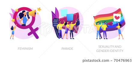 Social movement vector concept metaphors. 70476963