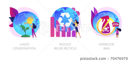 Plants growing, nature protection, natural fertilizers use vector concept metaphors. Plants growing, nature protection, natural fertilizers use vector concept metaphors. 70476978